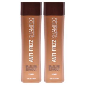 Acai Anti Frizz Shampoo by Brazilian Blowout for Unisex - 12 oz Shampoo - Pack of 2