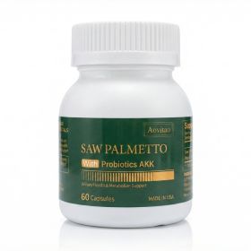 Saw Palmetto Extract With AKK Probiotics Supplement For Urinary Health Metabolism Support (Option: 60 Count per Bottle)